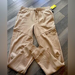 All in motion men’s small tan jogger pants with pockets super soft NWT